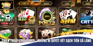 Chiến thuật chơi Poker